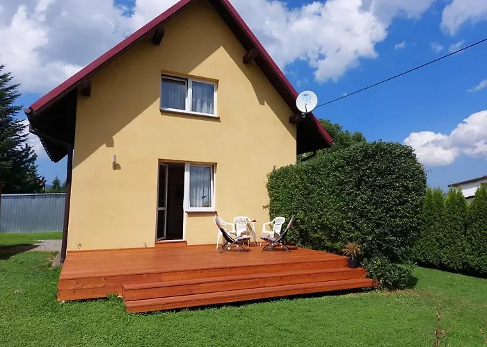 Uroczy Z Kominkiem Vakantiehuis Lipowa